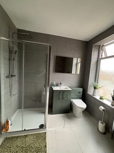 Customer photo review of Deco Square 1100mm Combination Packs - Satin Green