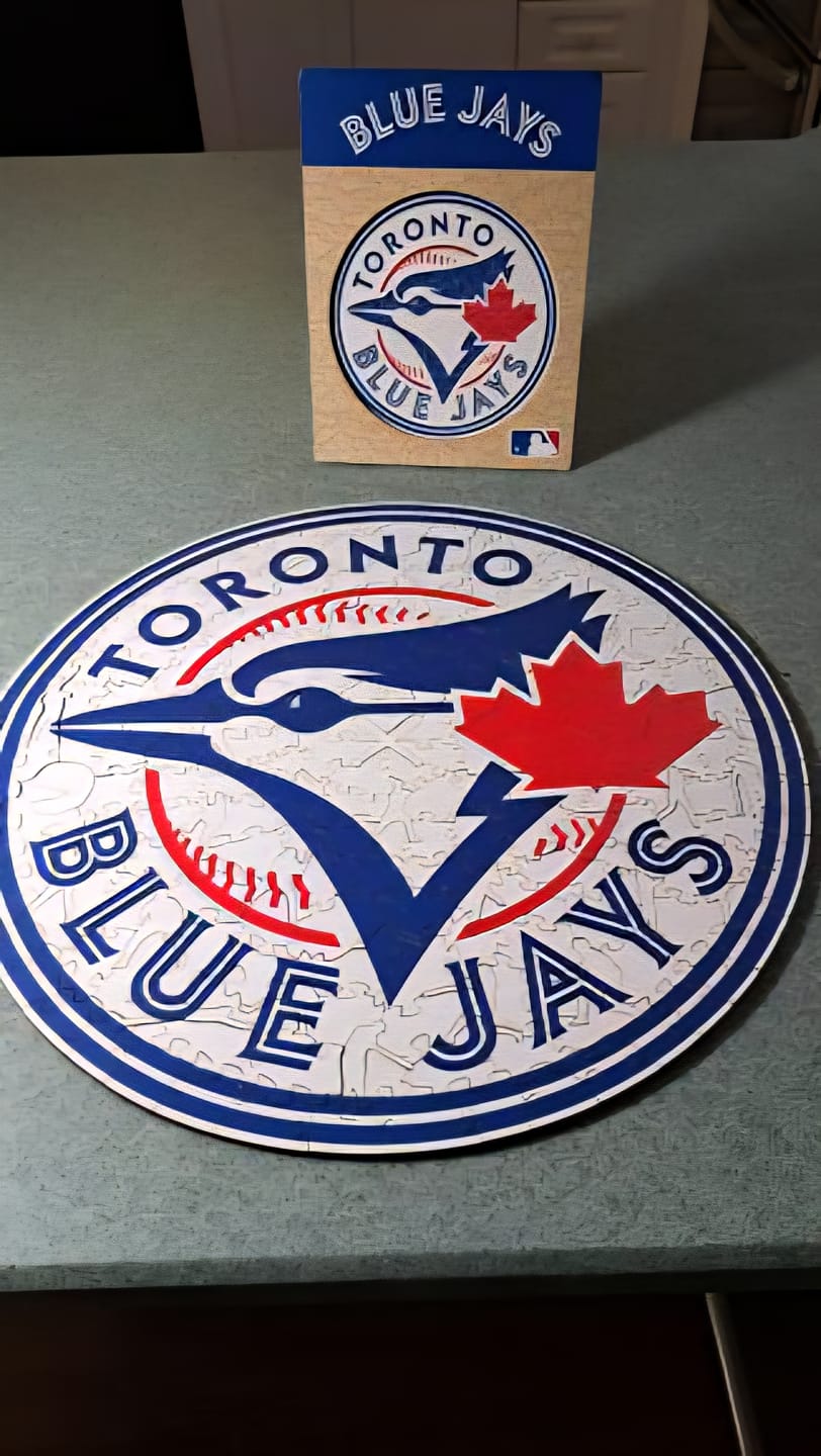 Customer photo review of Toronto Blue Jays™ - Wooden Puzzle