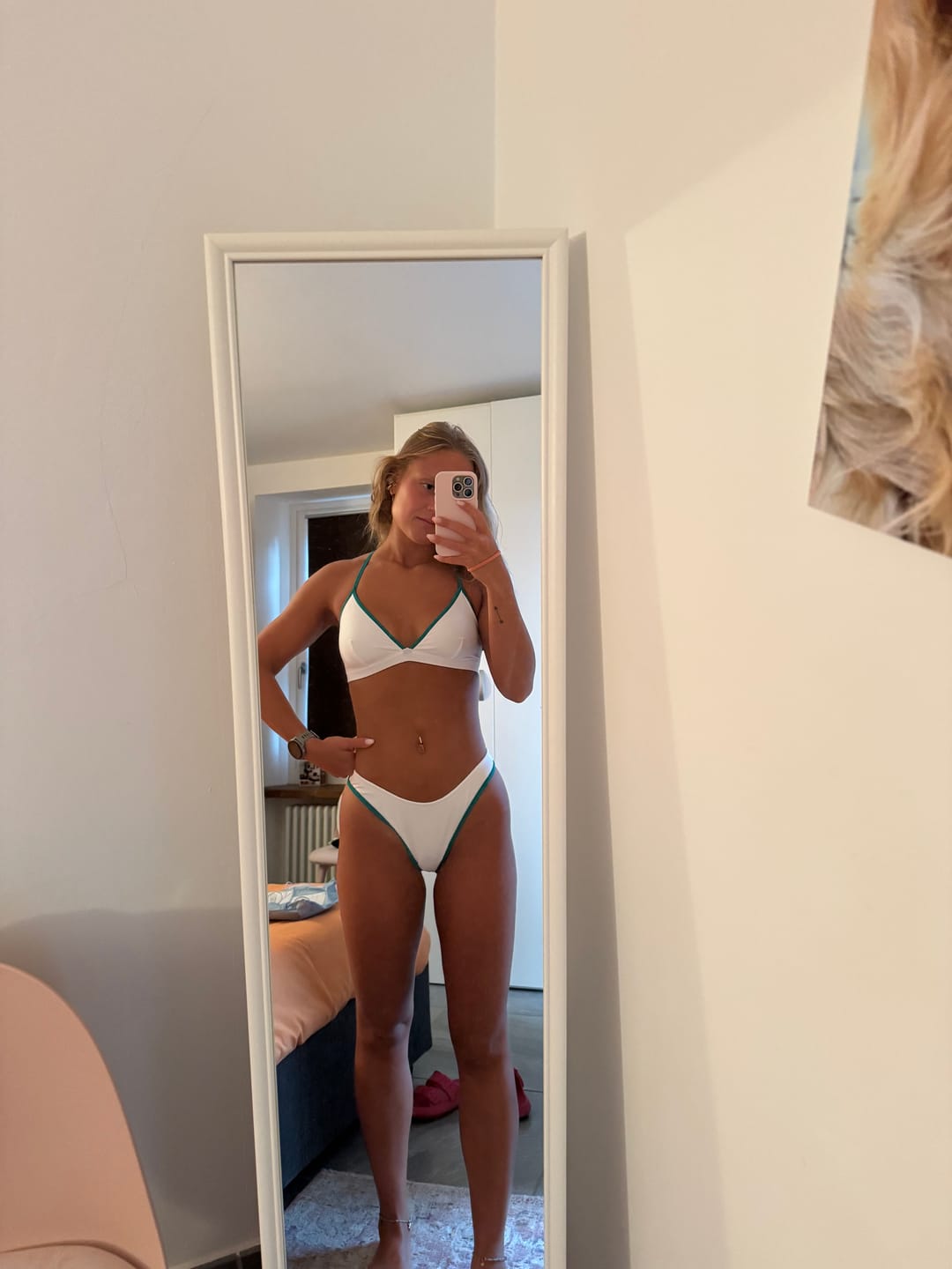 Customer photo review of Lyra Bottoms - White Jade