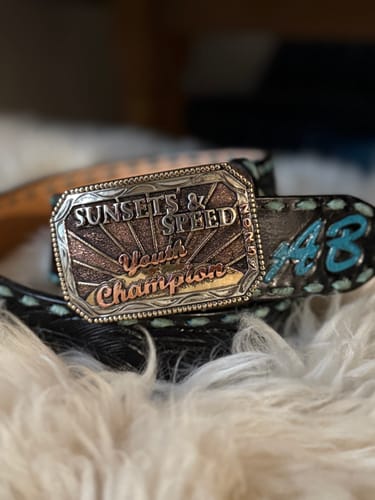 Customer photo review of Custom Belt Buckle Design