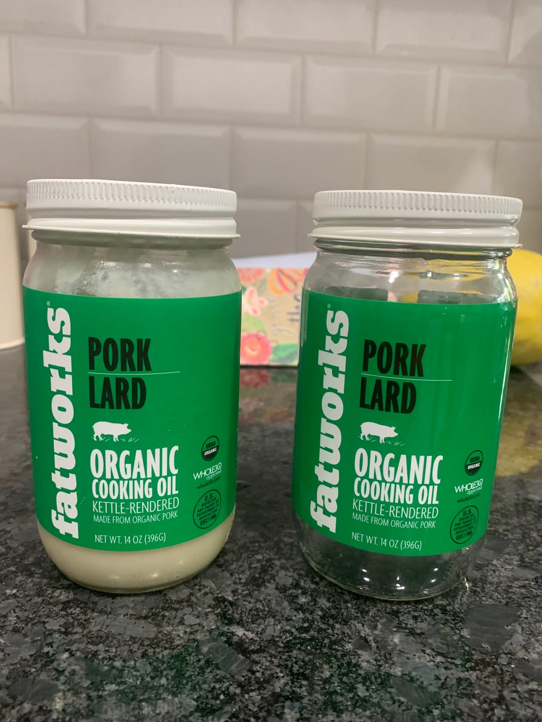 Customer photo review of Pasture Raised Pork Lard (14 oz)