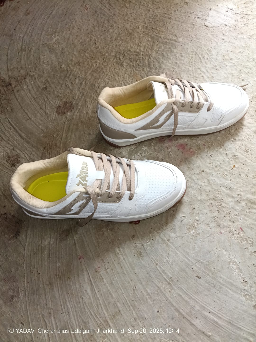 Customer photo review of SPADE Salty Beige