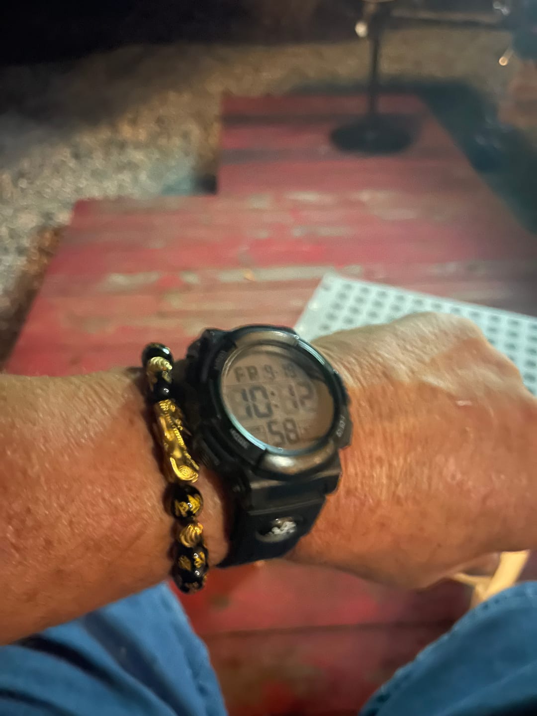 Customer photo review of New Edition Feng Shui Pixiu Black Obsidian Wealth Bracelet