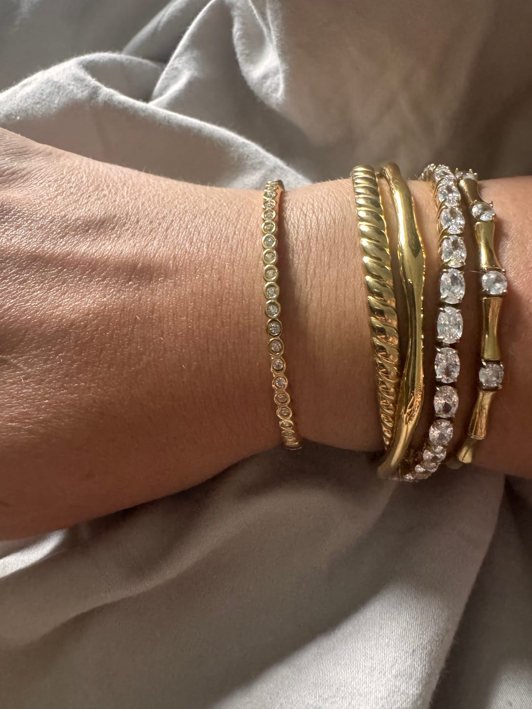 Customer photo review of Bezel Bangle