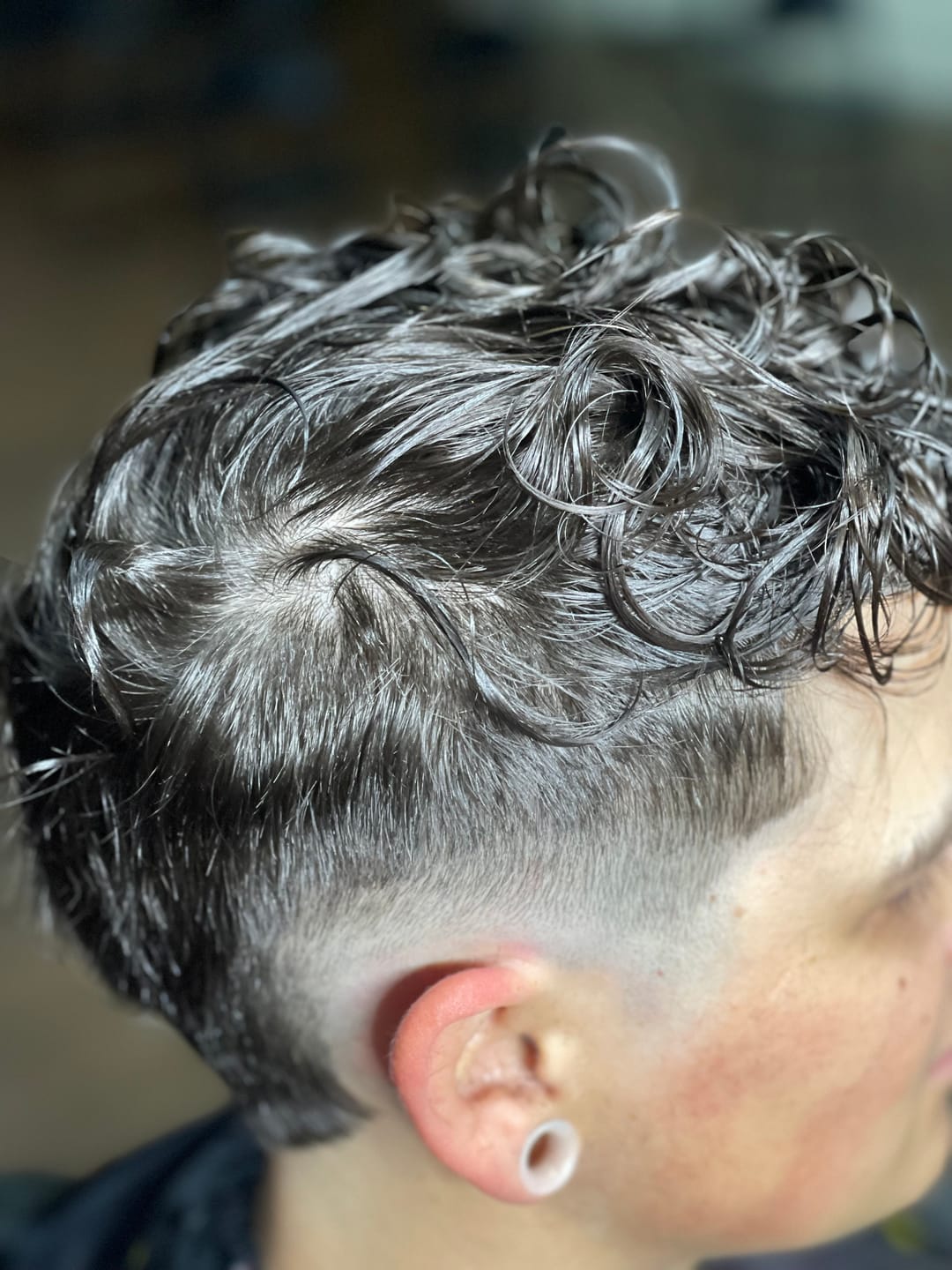 Customer photo review of Blue Magic Tea Tree Oil Leave-In Styling Conditioner - 12 oz