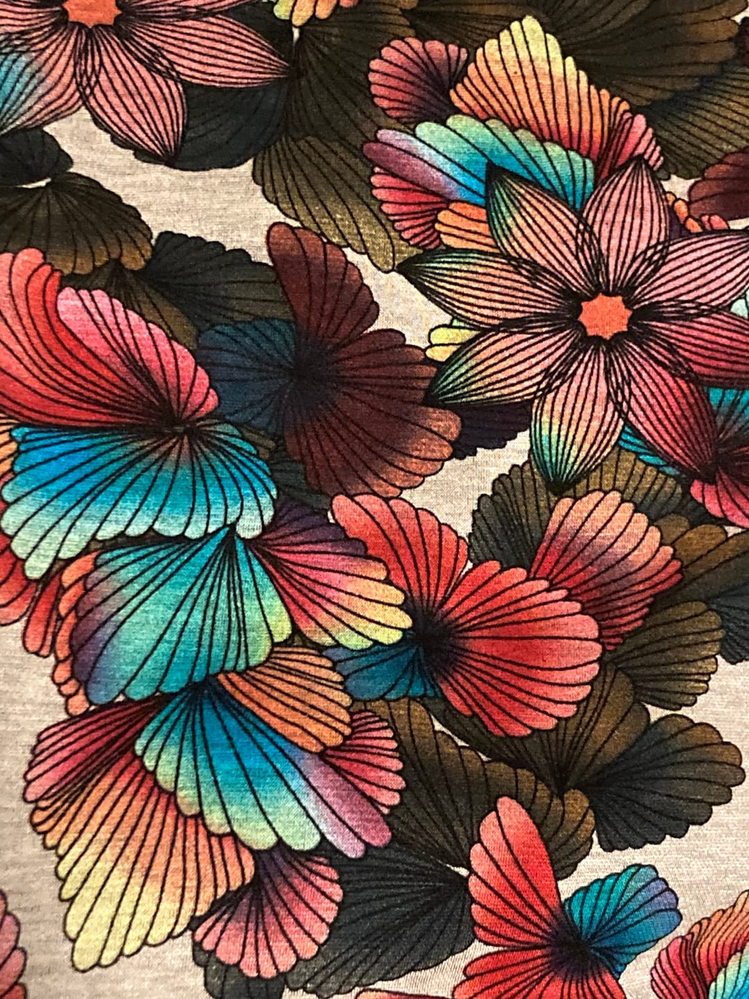 Customer photo review of Blooming Grove Digital Modal-Touch Jersey Fabric