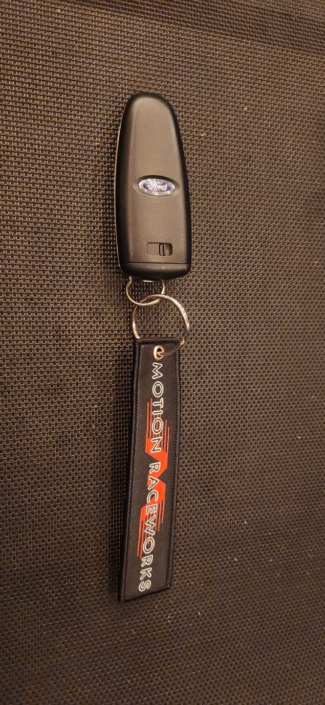 Customer photo review of Motion Raceworks Flying M Key Chain