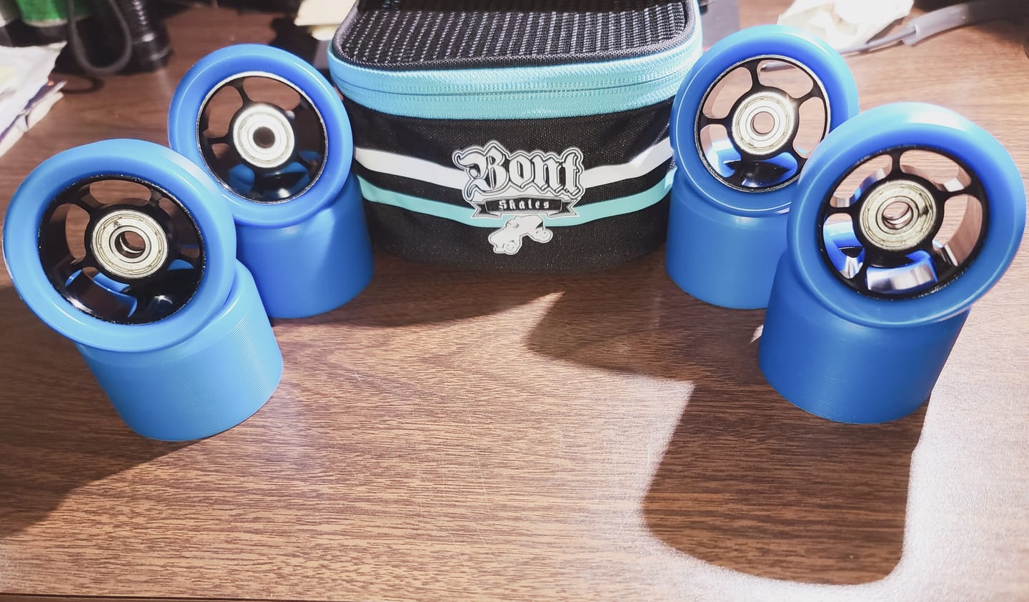 Customer photo review of Bont Royal Assassin Roller Skate Wheels
