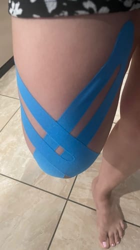 Customer photo review of Flex Pro - Bandes Kinésiologiques Pré-découpées