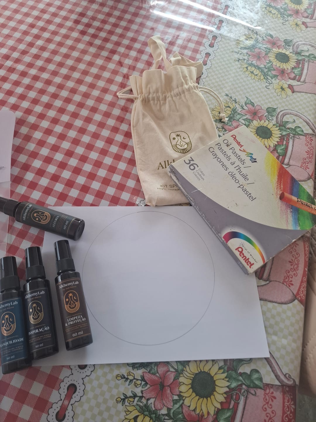 Customer photo review of Kit 4 Sprays Ambientais 60ml + Necessaire