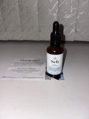 Customer photo review of Seb Natural Calming Serum