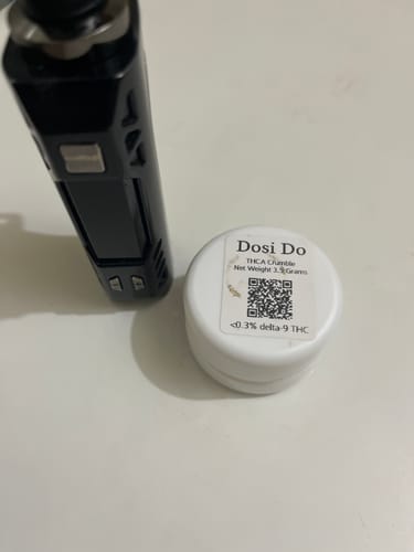Customer photo review of Dosi Do THCA Crumble