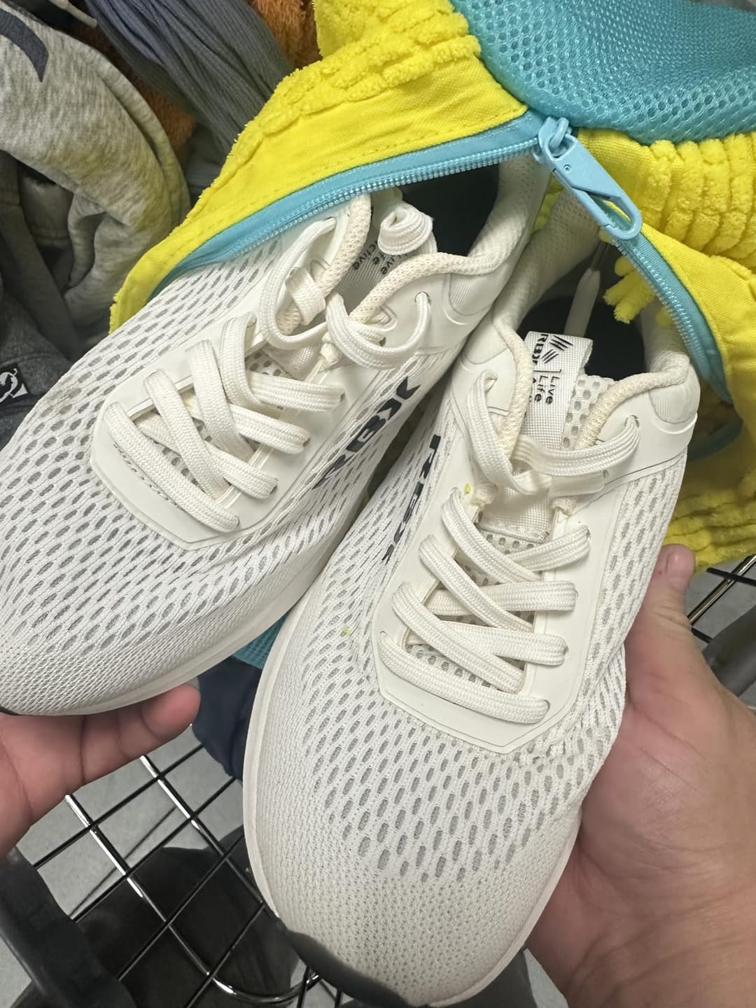 Customer photo review of Shoe Laundry Bag – Clean Shoes & Safe Washing