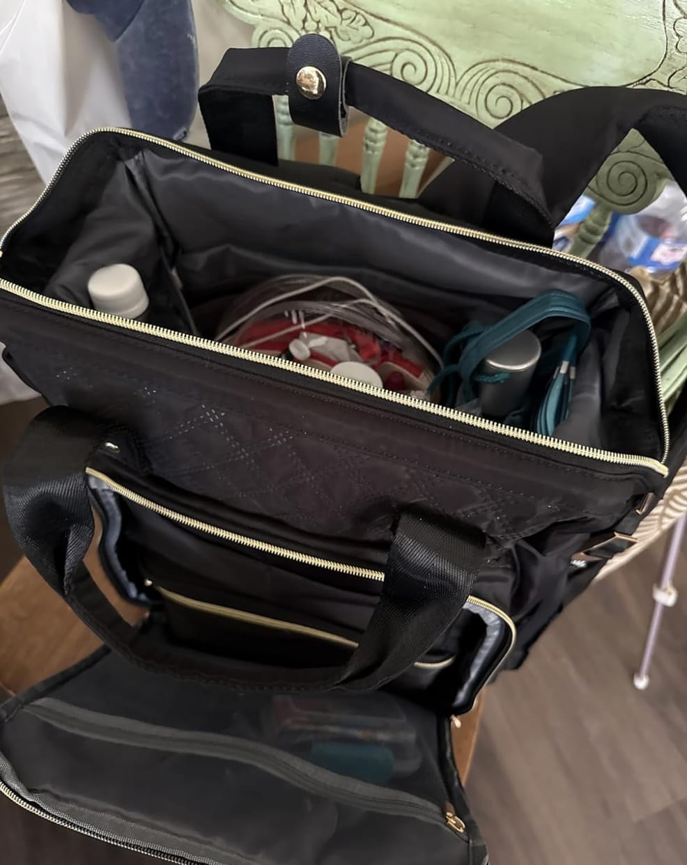 Customer photo review of Mochila 3 en 1 con Lonchera Incluida