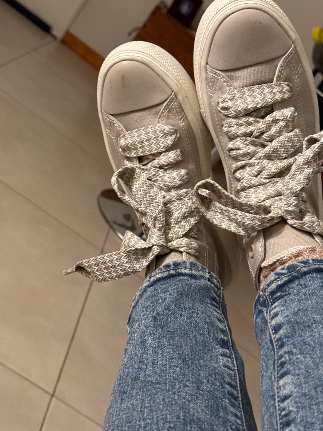Customer photo review of Zapatillas Converse Chuck Taylor Move Hi Platform Beige