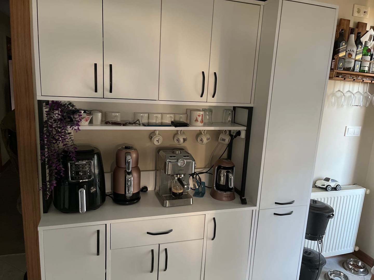 Customer photo review of Rani JE134 Çok Amaçlı Dolap 10 Kapaklı 1 Çekmeceli Kiler Mutfak Dolabı Beyaz