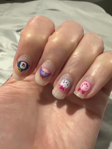 Customer photo review of Tsum Tsum PLAY Nail Art Sticker