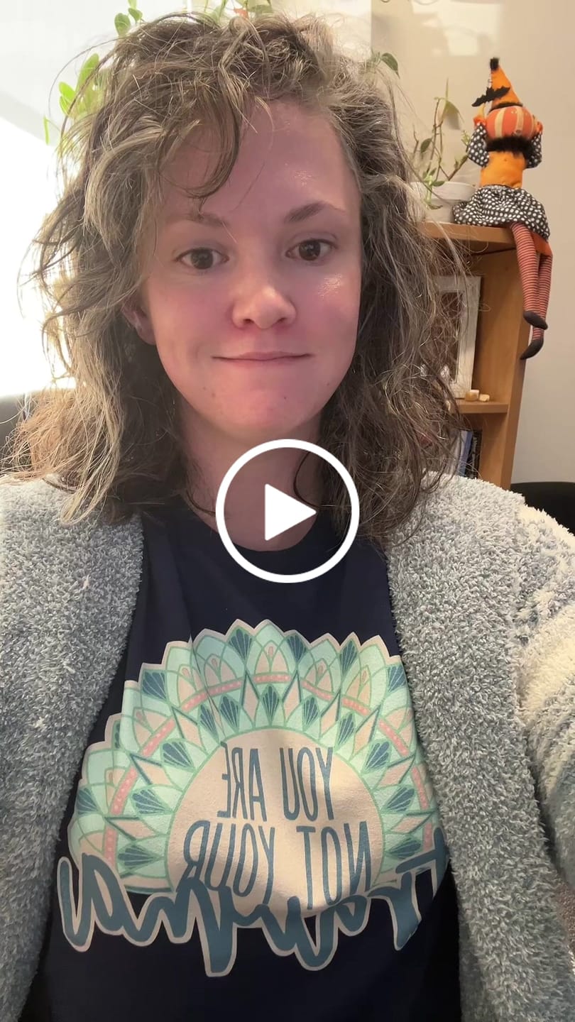 Customer video review of You Are Not Your Trauma T-Shirt