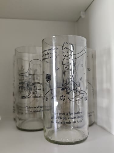 Customer photo review of El Principito - Juego de 6 Vasos - 500 ml