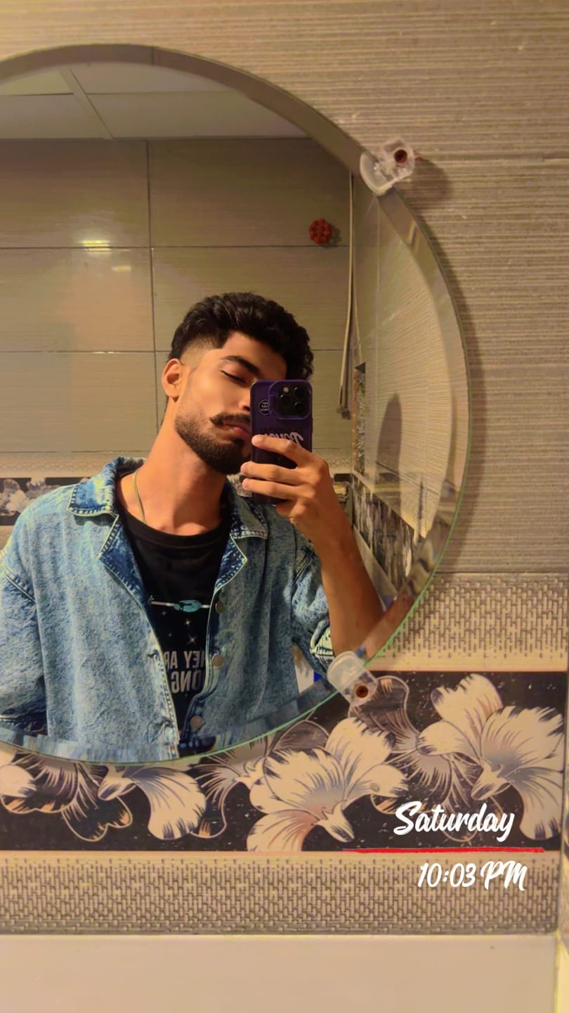 Customer photo review of Light Blue Acid Wash Cuban Shirt // UNISEX
