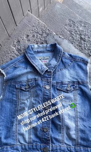 Customer photo review of Wholesale Denim Vests