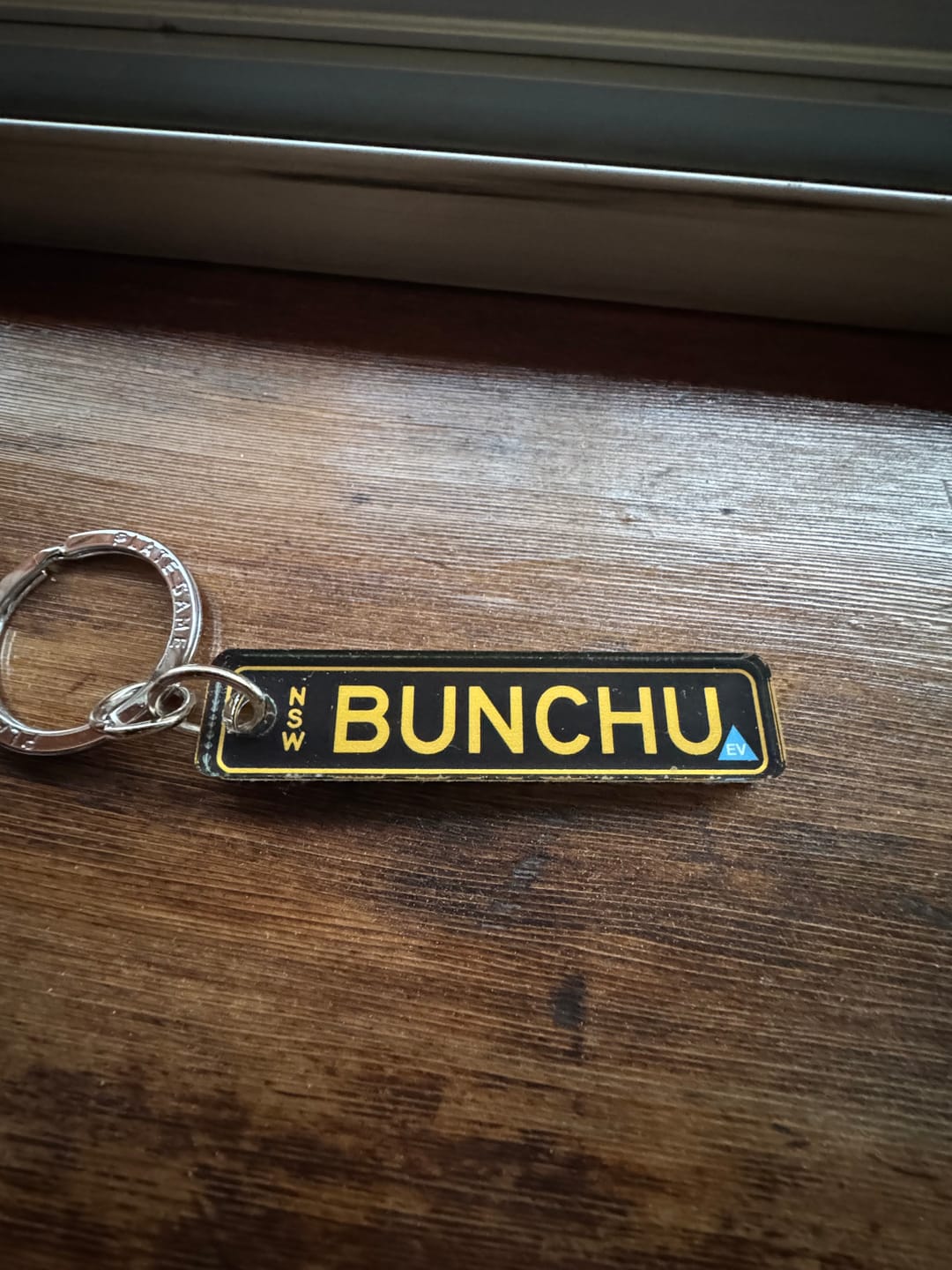 Customer photo review of NSW Premium Range Licence Plate Custom Keychain