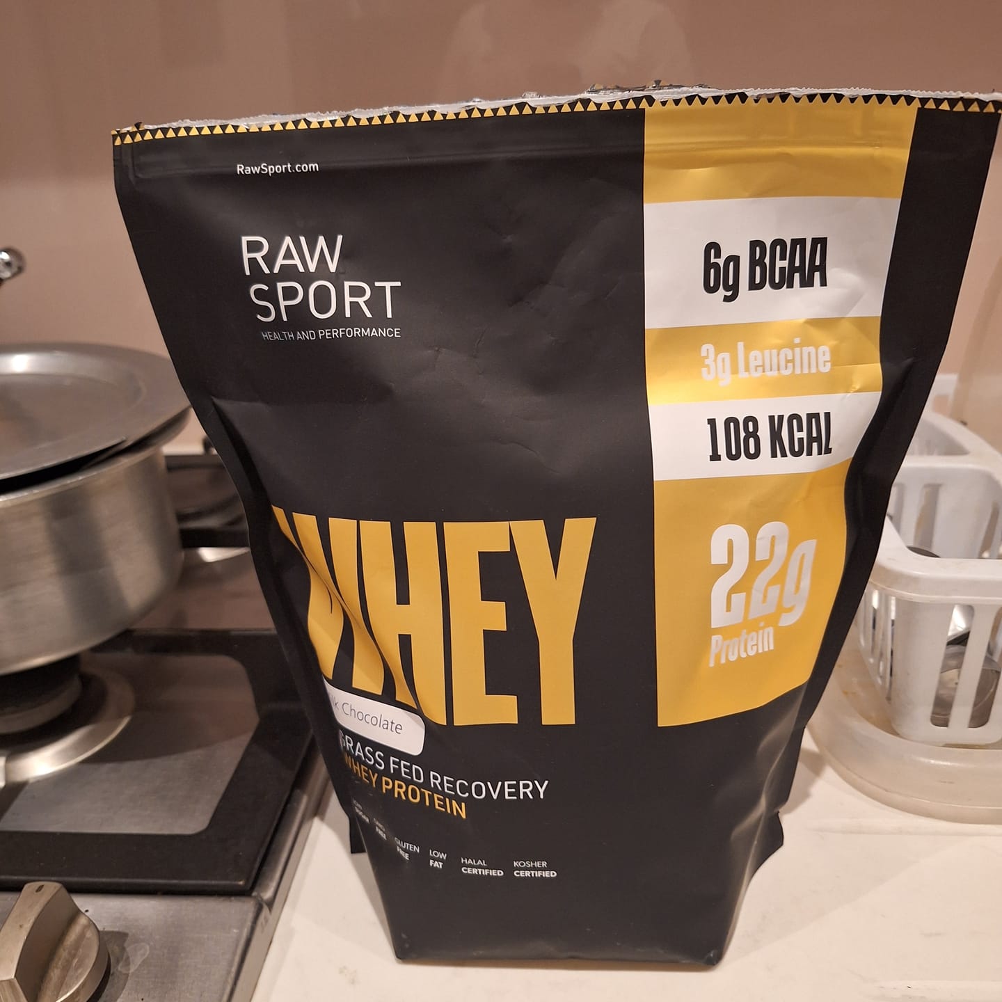Customer photo review of Grass Fed Whey Protein