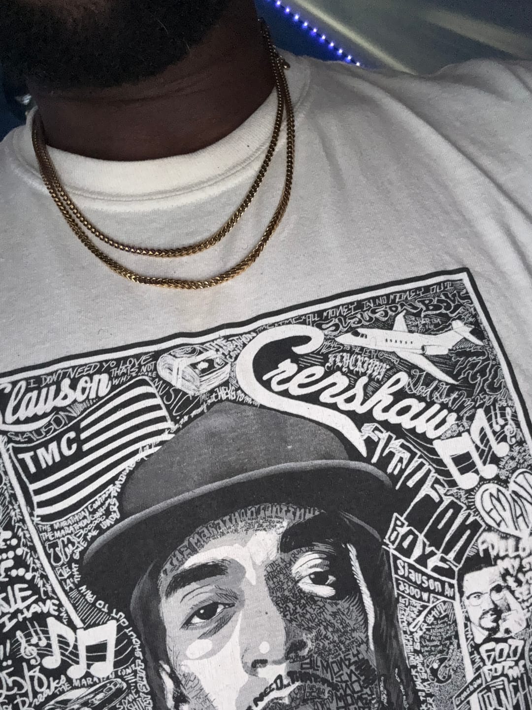 Customer photo review of Franco Chain (Gold)