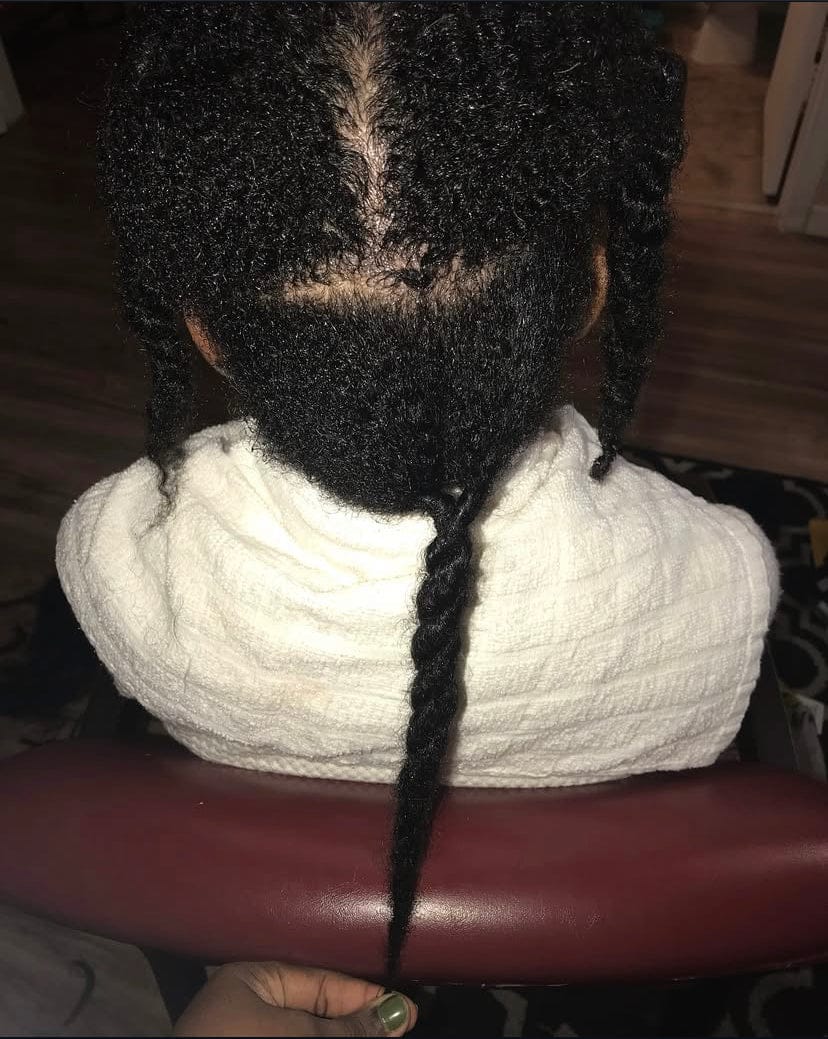 Customer photo review of Miracle Hair Growth Oil