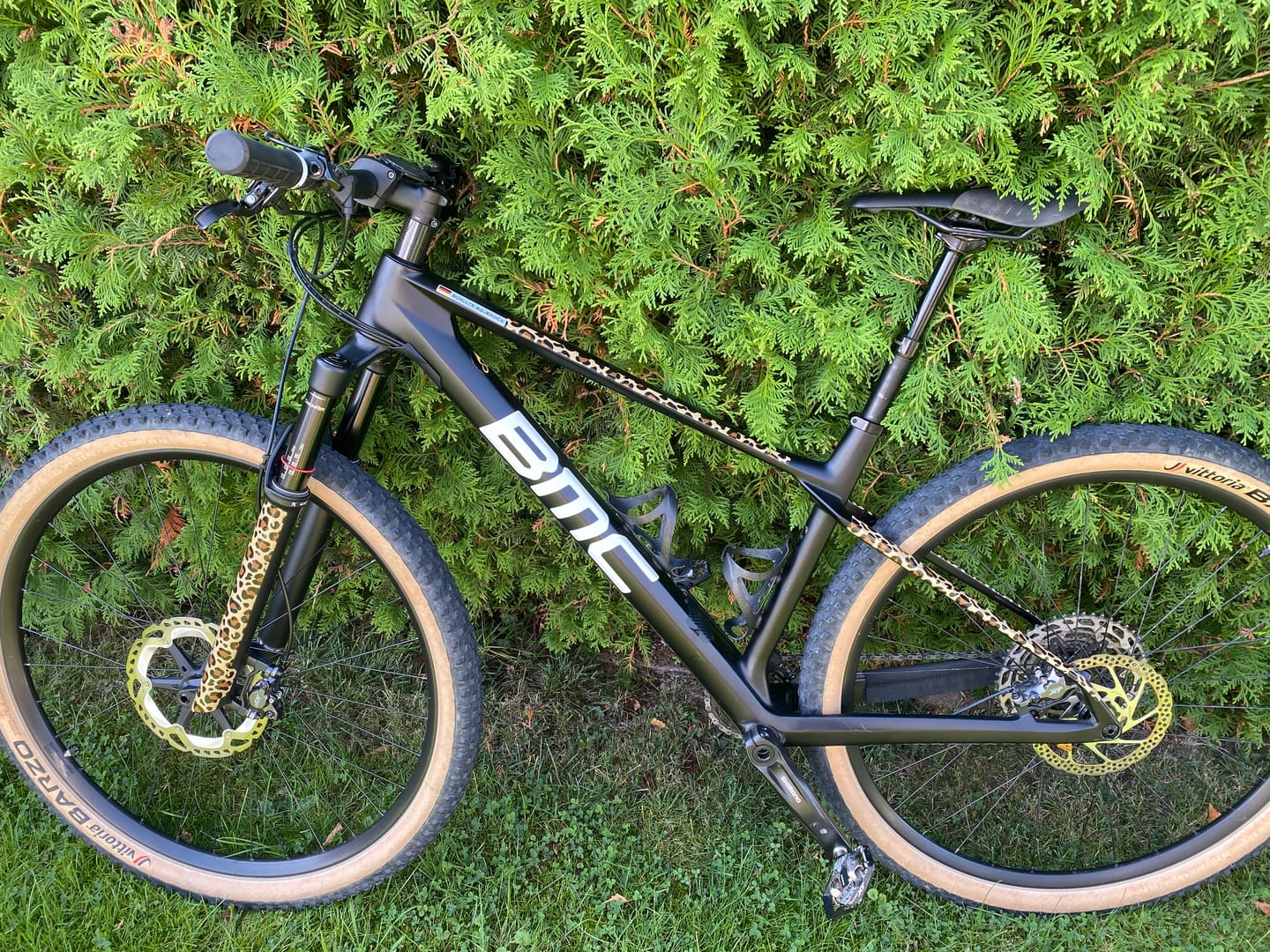 Customer photo review of Muster Leopard gold - Fahrradfolie