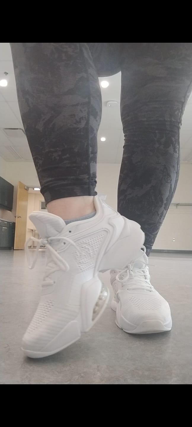 Customer photo review of Zumba Air Stomp Remix II - White