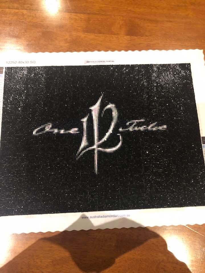 Customer photo review of Custom Diamond Painting