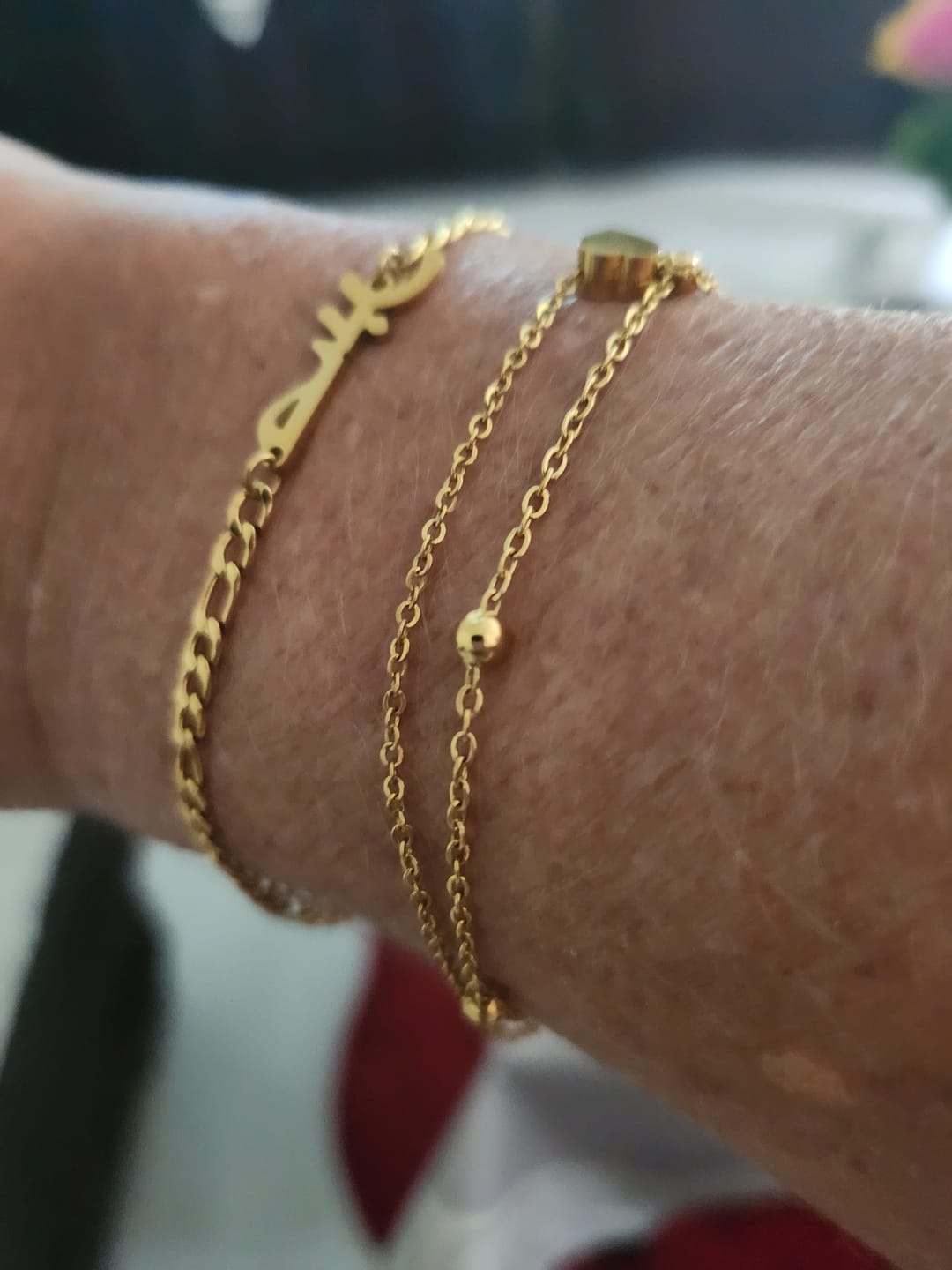 Customer photo review of Sabr Armband | 18K vergoldet