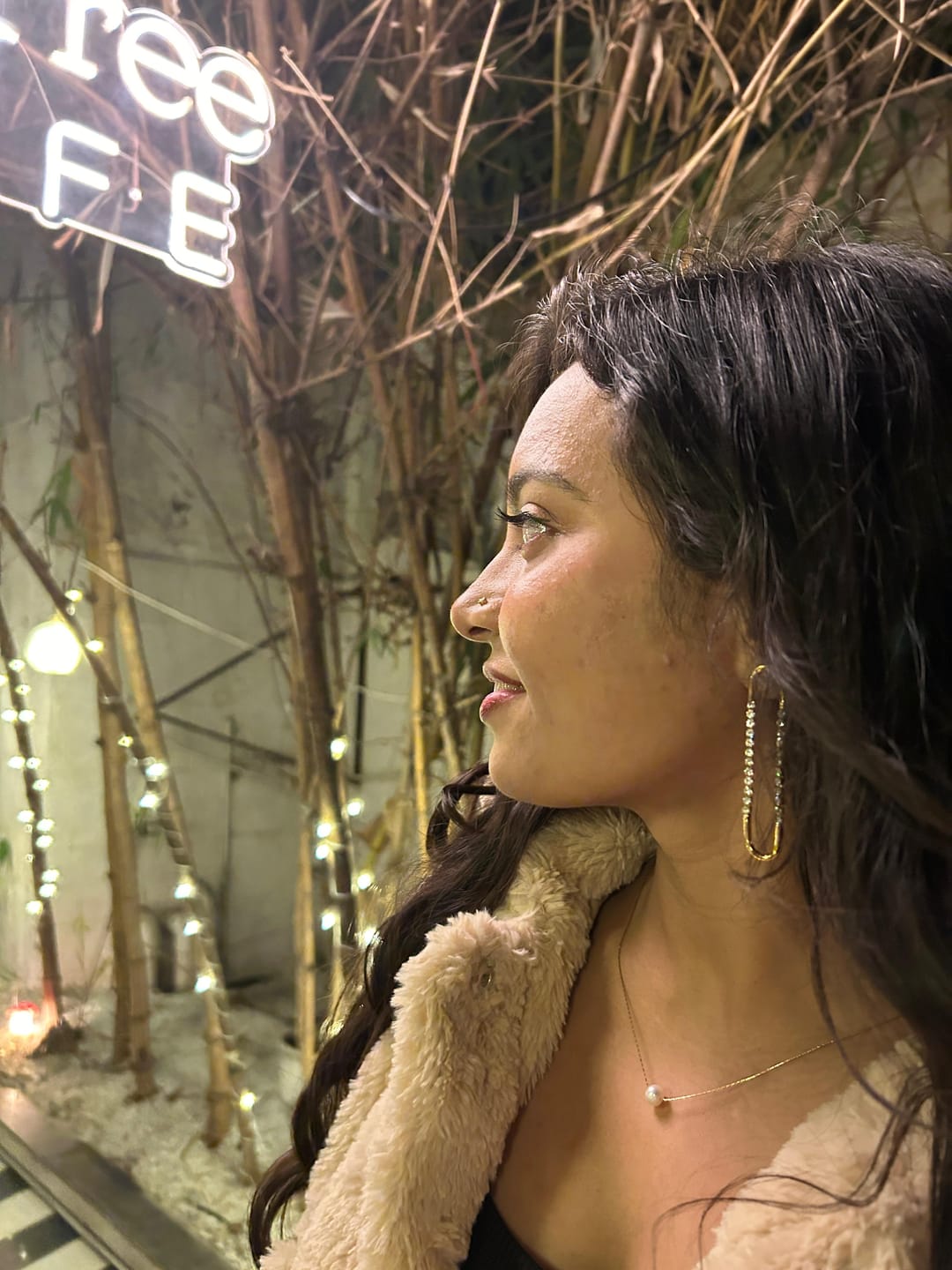 Customer photo review of Delicate Pearl Necklace