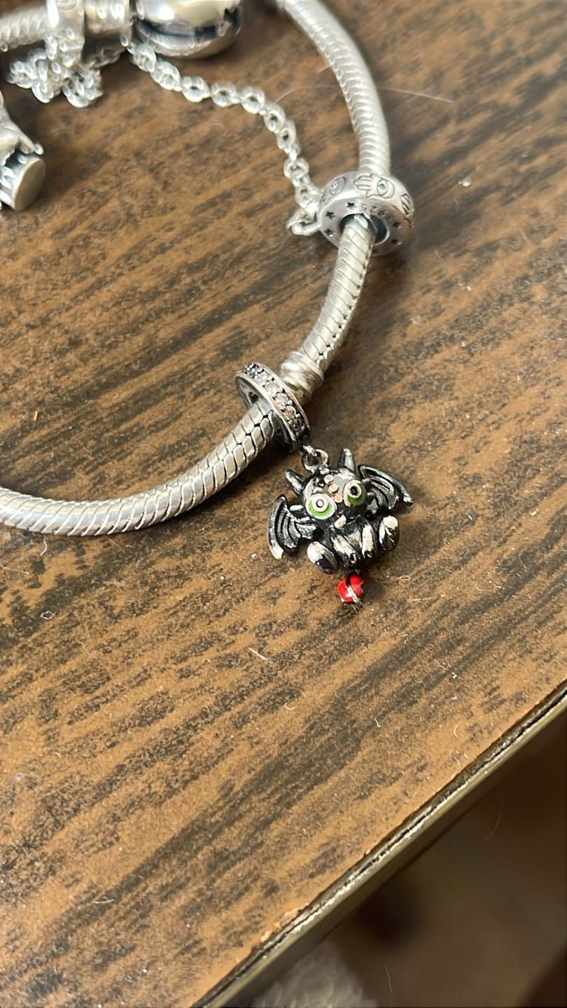 Customer photo review of Charm Chimuelo Negro