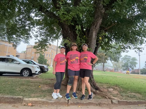 Customer photo review of Early Morning Walk T-shirt