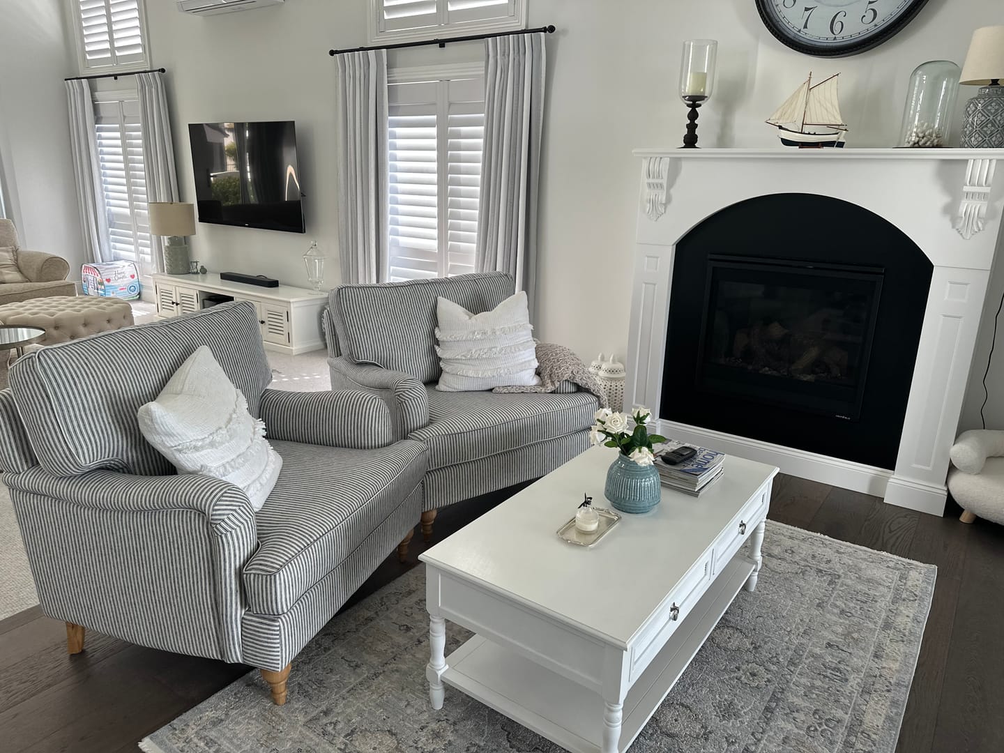 Customer photo review of Madeline Linen Armchair