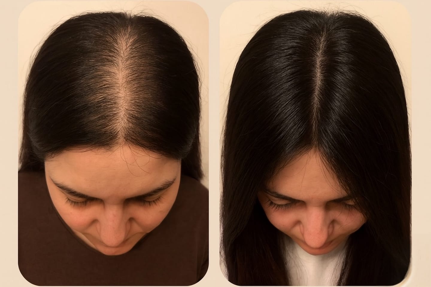Customer photo review of Miracle Hair Growth Oil