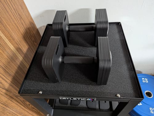 Customer photo review of QUAD Hantelablage