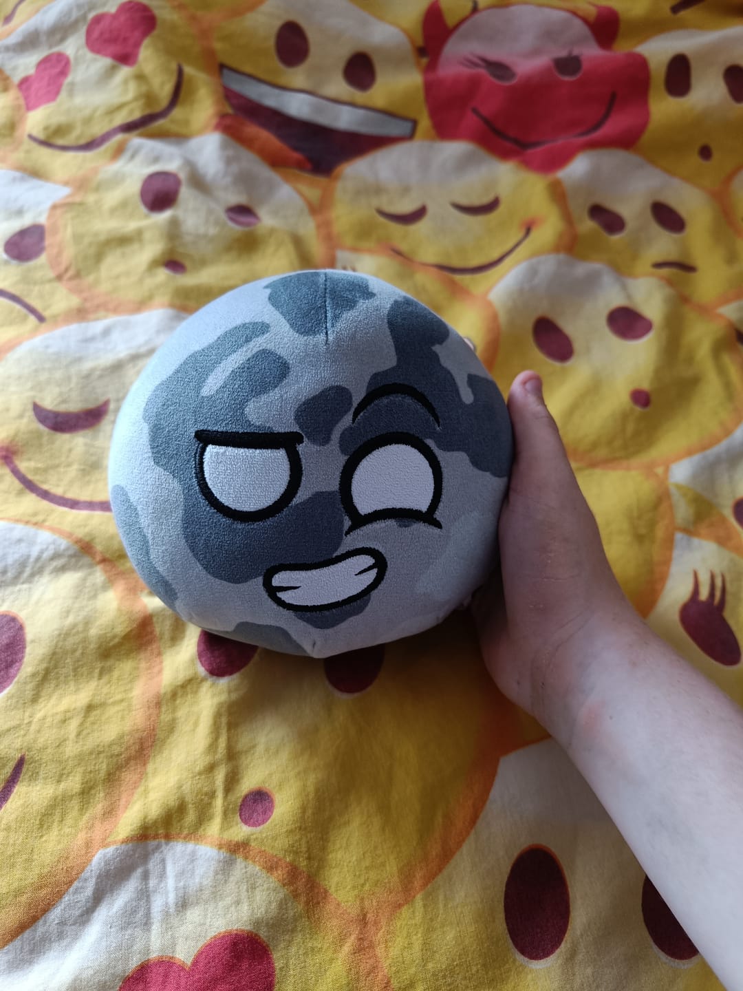 Customer photo review of The SolarBalls Moon Plush
