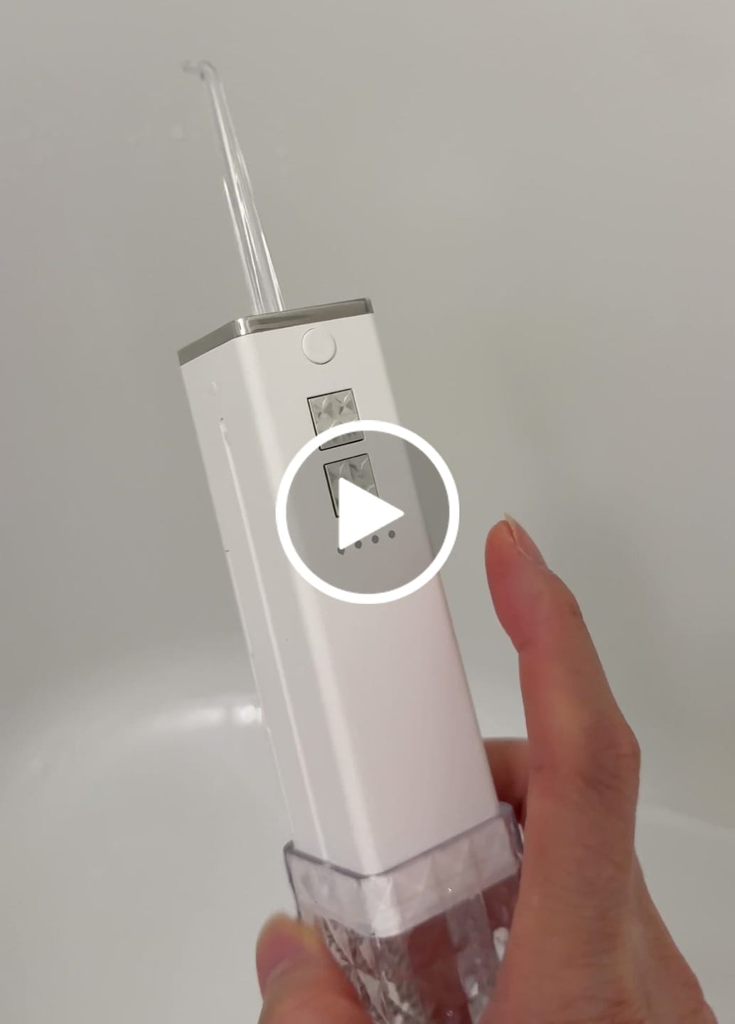 Customer video review of 【300個限定 50%OFF】Water Pocket  ウォーターポケット 世界最小の口腔洗浄器