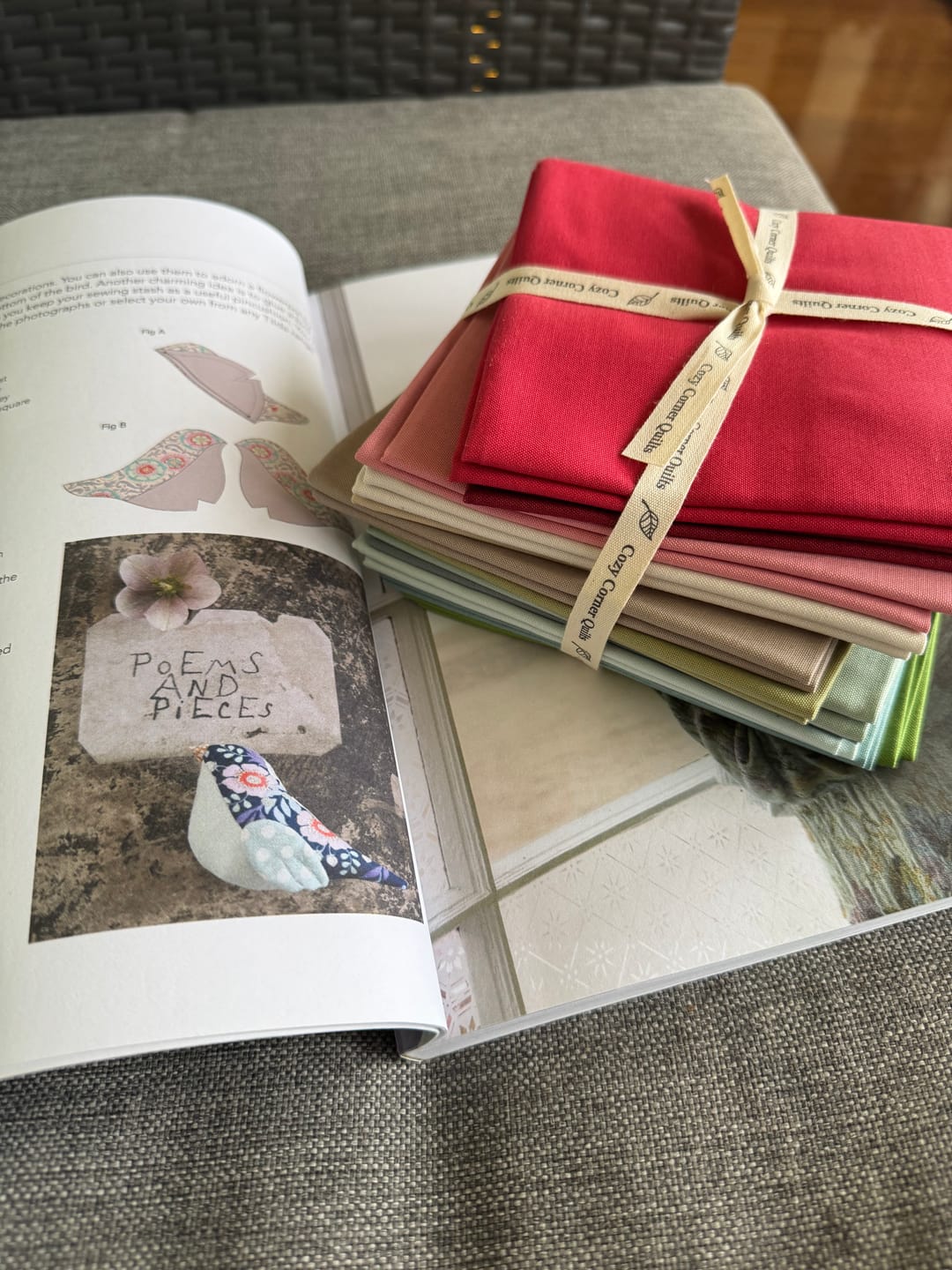Customer photo review of Merry Little Christmas Solids - Fat Quarter Bundle