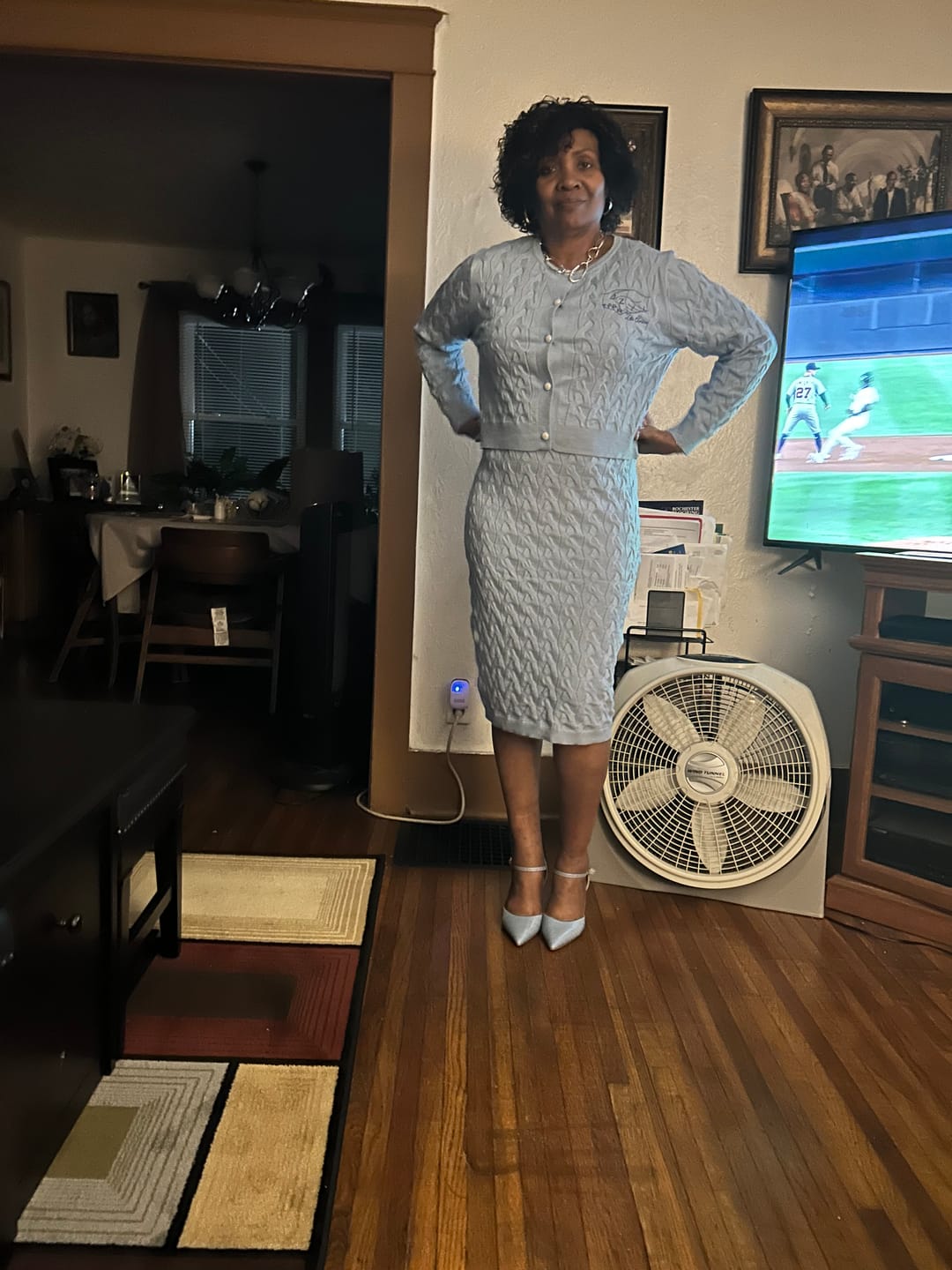 Customer photo review of The Power Knit Dress Set pre order AMICAE only