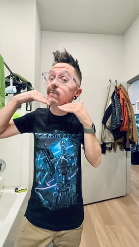 Customer photo review of The Terminator: LA2029 T-Shirt