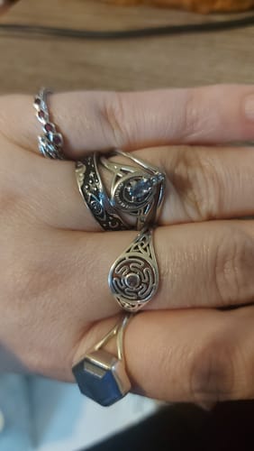 Customer photo review of Zenith Ring in Mirror Steel