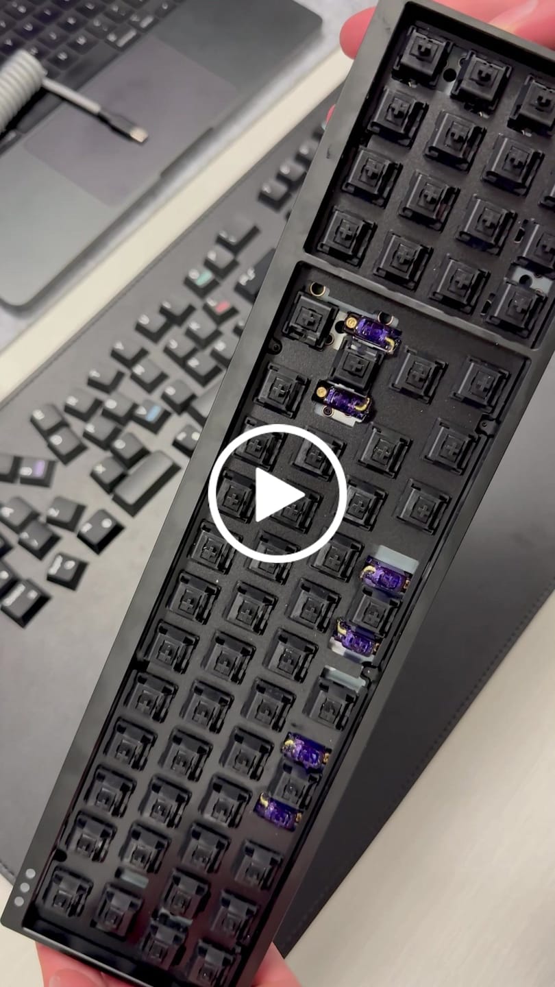 Customer video review of HMX K01 LIGHT TACTILE SWITCH FACTORY LUBED (10PCS)