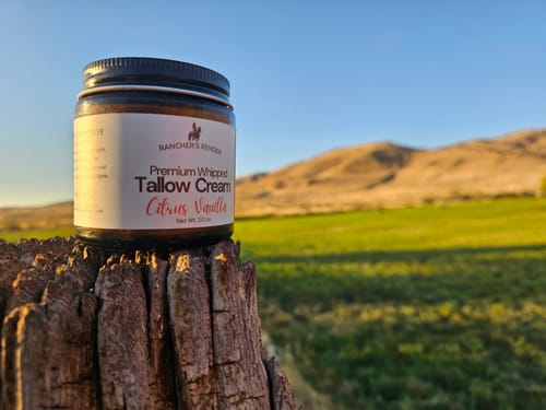 Customer photo review of Citrus Vanilla Whipped Tallow Cream