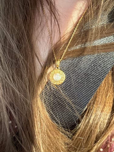 Customer photo review of The Moon Necklace