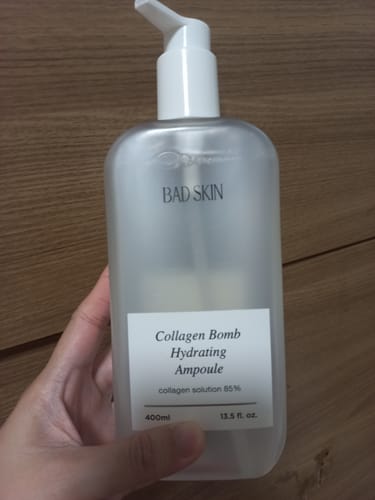 Customer photo review of Bad Skin™ Korean Collagen Bomb Hydrating Ampoule