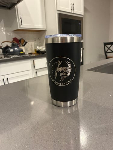 Customer photo review of (6 Pieces) Laser Engraved Tumbler | 20 oz